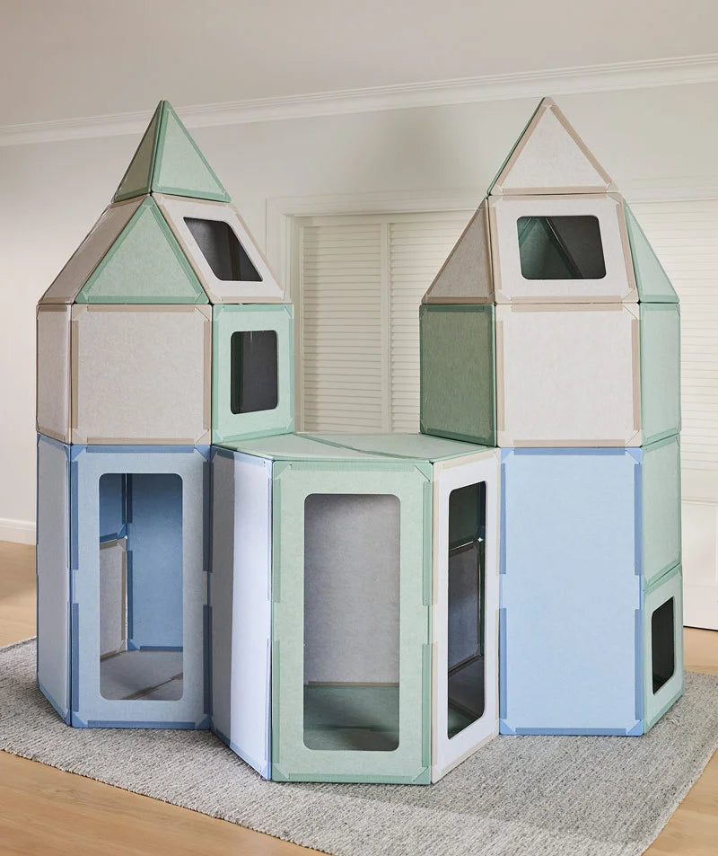 color:shared | Ultimate Gift Bundle — a life-size fort built with giant magnetic tiles