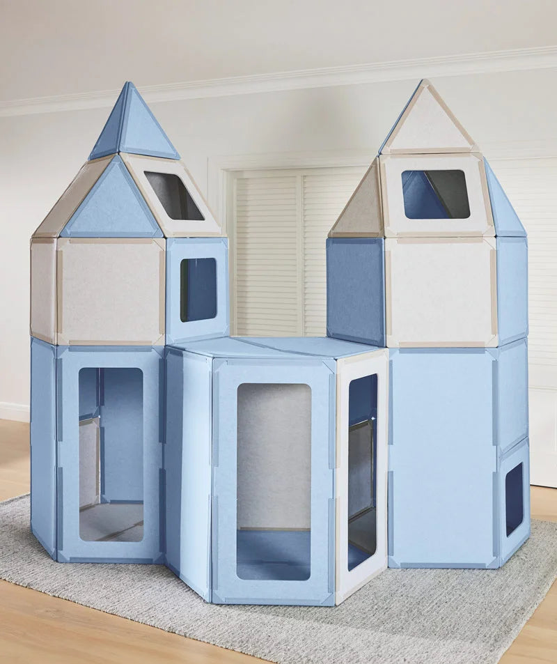 color:shared | Ultimate Gift Bundle — a life-size fort built with giant magnetic tiles