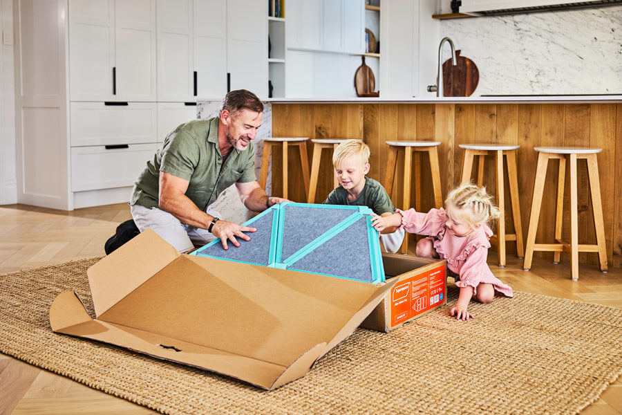 No complicated assembly - grandkids can do it themselves