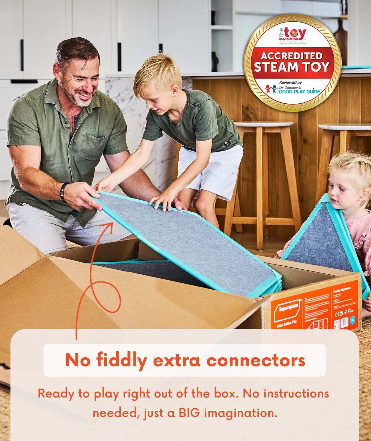 color:shared | Unboxing The Big Set giant magnetic tiles — ready to play out of the box with no fiddly connectors